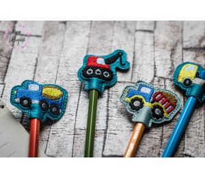 ITH Stickserie - Stifteaufsätze Baustelle